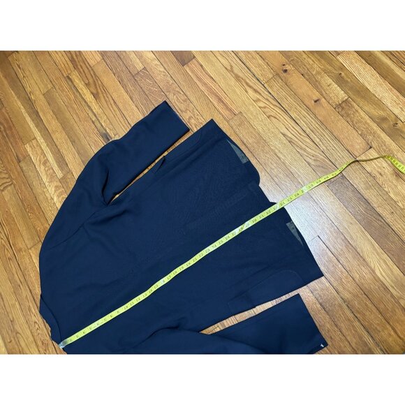 Vintage Orvis Mens Blazer Jacket Size 44L Navy Blue Wool 3 Roll 2 Gold Button - Picture 8 of 11